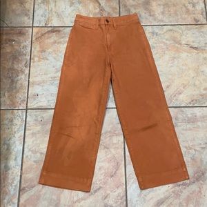 Madewell Slim Emmett Wide Leg Crop Jean